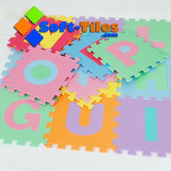 12 X12” Eva Foam Kids Shap Mats