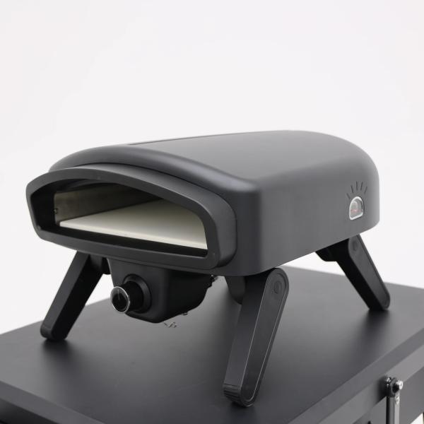 Forno a gás de mesa para pizza ao ar livre Forno portátil com área de cozimento 355*354mm Logotipo do cliente