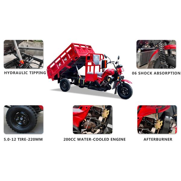 Открытое вождение мини-думпер холодильный мопед грузовой трехколесный велосипед с высокой производительностью