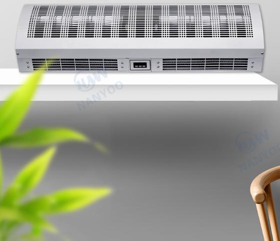 Single Phase 1500m3/h Heated Air Curtain For Office Public Places