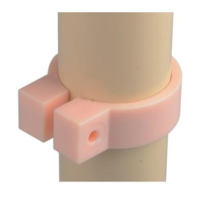 braçadeira de tubulação plástica do ABS de 28mm Dia Plastic Tube Connectors JY-A014