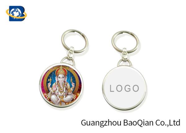Do ouro indiano Lenticular do serviço de impressão de Keychain 3D da religião imagem indiana do budismo