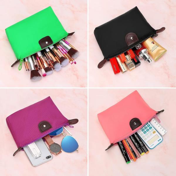 Makeup Bag Pouch Waterproof Cosmetic Storage Bags,with Zipper Travel Toiletry Organizer Packing Bag Access