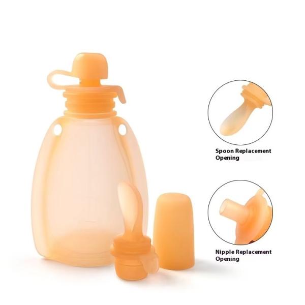 150ML Reusable Silicone Breastmilk Storage Bags – Leakproof, BPA-Free, Freezer-Safe & Sterilizable Pouches For Pumping Moms Seeking A Sustainable And Safe Milk Storage Solution