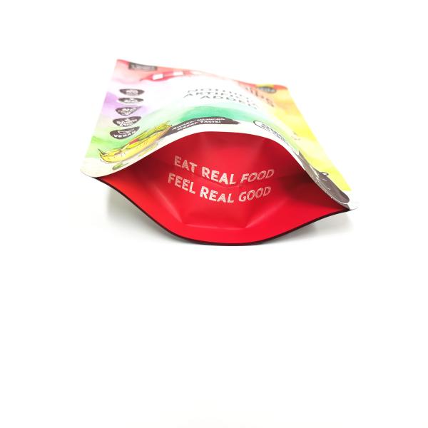 Wholesale custom digital printed food packaging bag  snack mango dried fruit stand up zipper plastic pouch