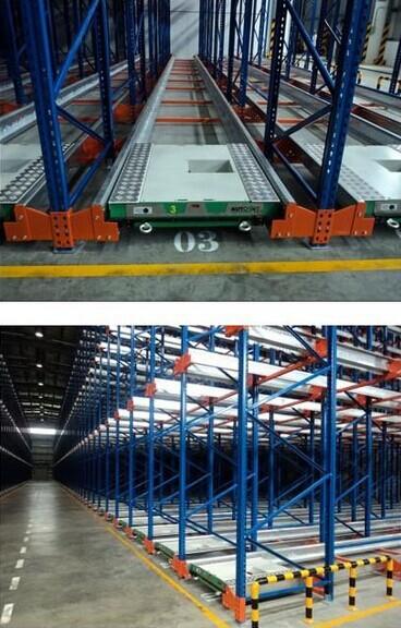 food and beverage Storage steel radio shuttle Racking System manufacturer