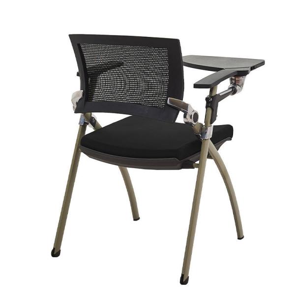 Home Office Mesa cadeiras dobráveis Ergonômica malha encosto e apoios de braço para design moderno