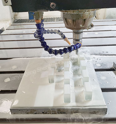 Прозрачная стеклянная пластина кварца с лазером полупроводника отверстия сверля 100мм