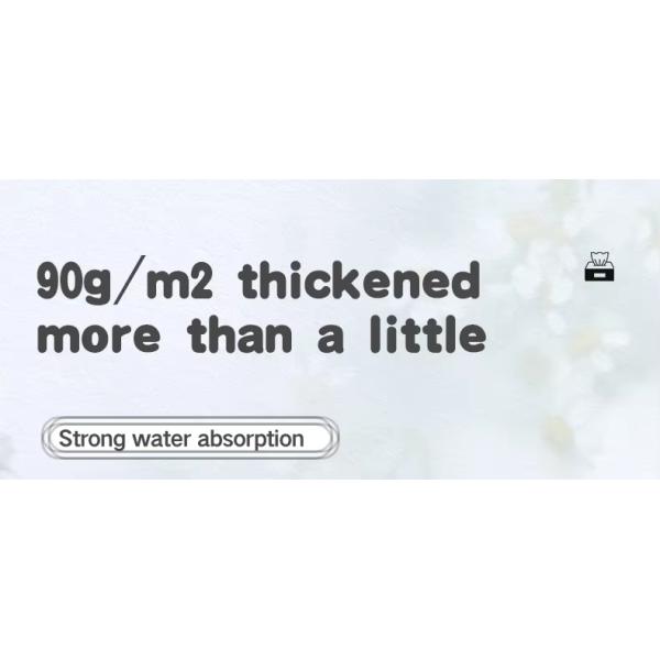 Toalla facial desechable de algodón no tejido 50gsm-120gsm, paños faciales desechables en seco