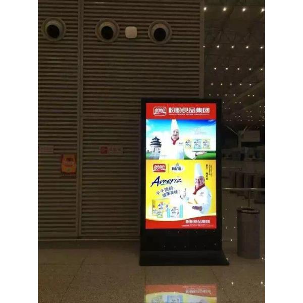 MJK 43 Inch Ad Player Custom Touch Screen Kiosk , LCD Digital Signage 1920 * 1080