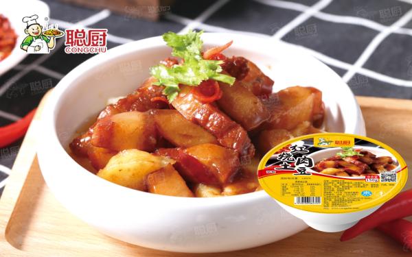 ISO Frozen Heat To Eat Food Stewed Braised Pork With Potatoes