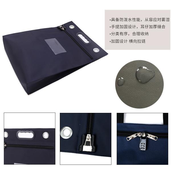 CROSS BORDER SOLID COLOR OXFORD CLOTH TICKET DOCUMENT BAG DOCUMENT BAG TICKET BAG DELIVERY BAG VOUCHER BAG A4 PAPER BAG