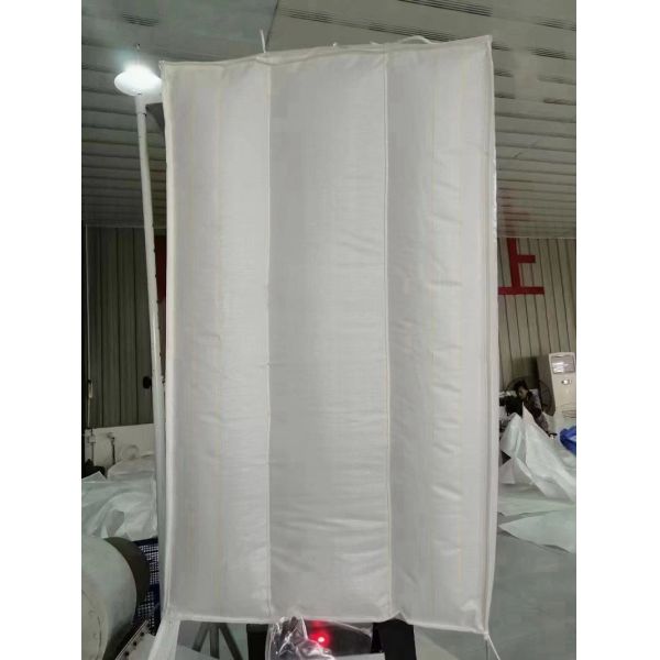 PP Fabric Baffle Bag with Seeds and Cross Corner