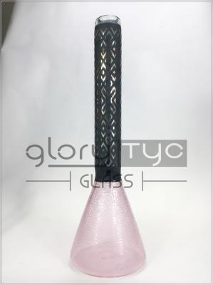 A água de fumo do vidro do cachimbo de água 19mm conduz a taça de vidro de 18 polegadas Bong