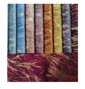 100% Polyester Soft Knitted Fabric Holland Velvet Print With Embossed Style
