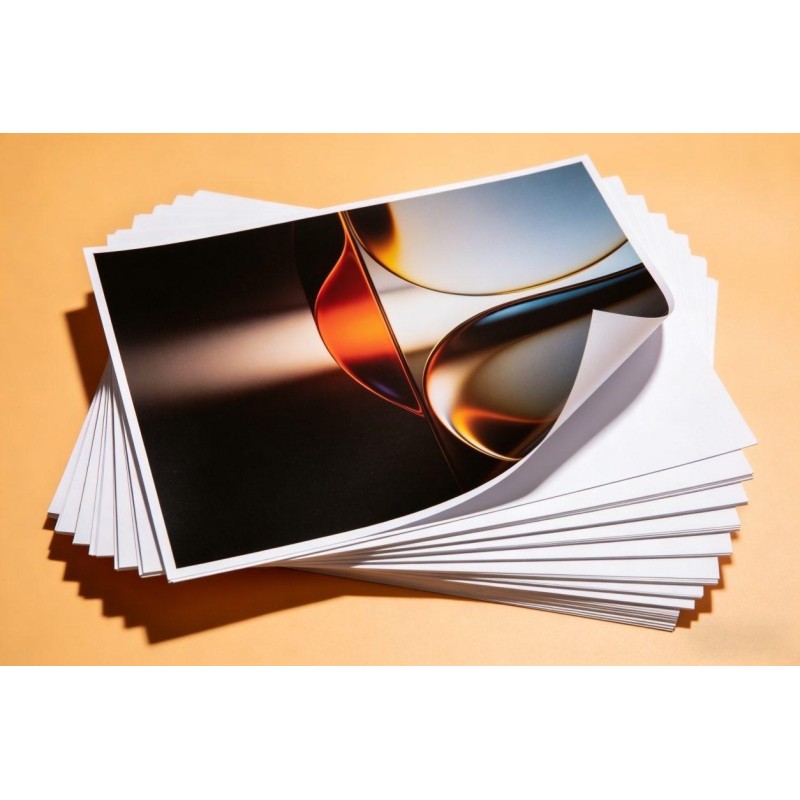 Coated Inkjet Adhesive Paper 135g A4 A3 Adhesive Glossy Paper High Resolution