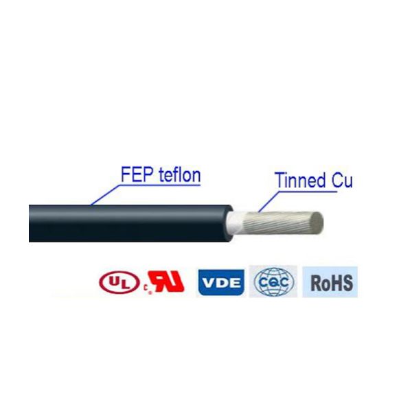 AWM 1332 Heat Resistatn up to 200 Celsius degree DJX FEP Teflon Insulated Cable 300V Fluoroplastic Cable