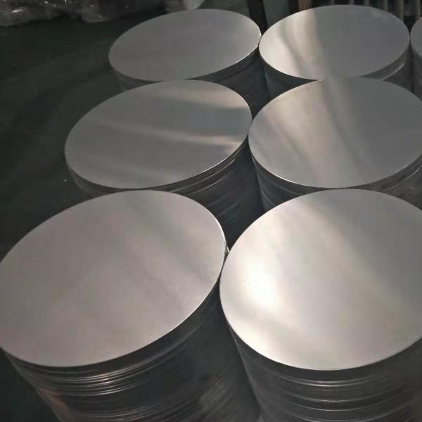 Plain Mill Finish 3003 Aluminum Disc Blank 50mm 1600mm Pots Custom Size High Flatness Burr Free Edge Food Grade