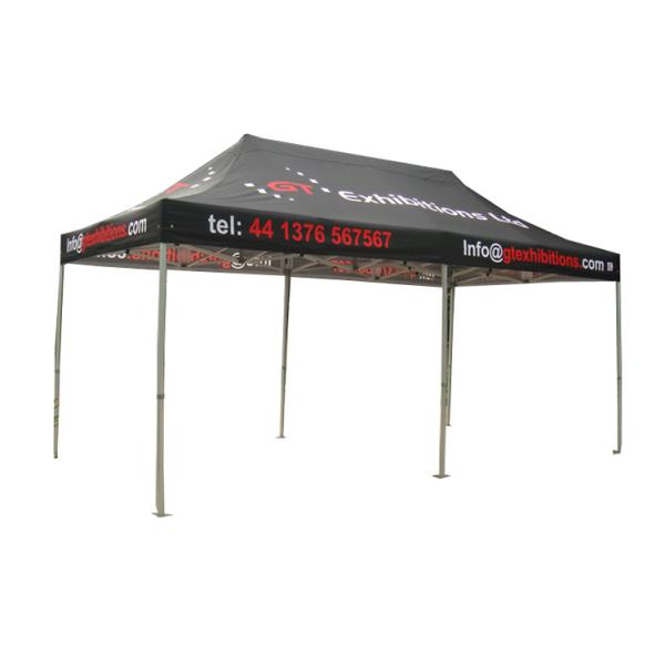 3x6 Gazebo Folding Tent Aluminium / Steel Frame Exhibition Printed Marquee