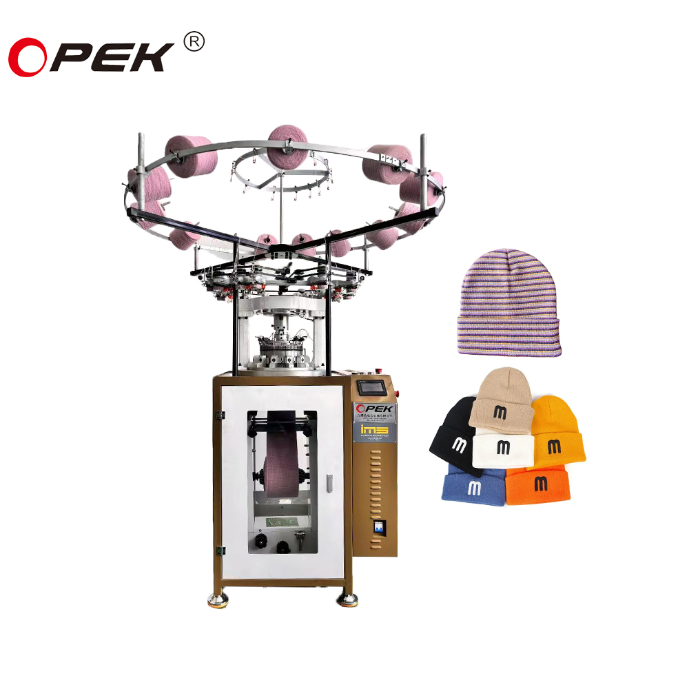 1X1 2X1 2X2 Rib Beanie Knitting Machine for Fish Scale Waffle Stitch and Winter Hats