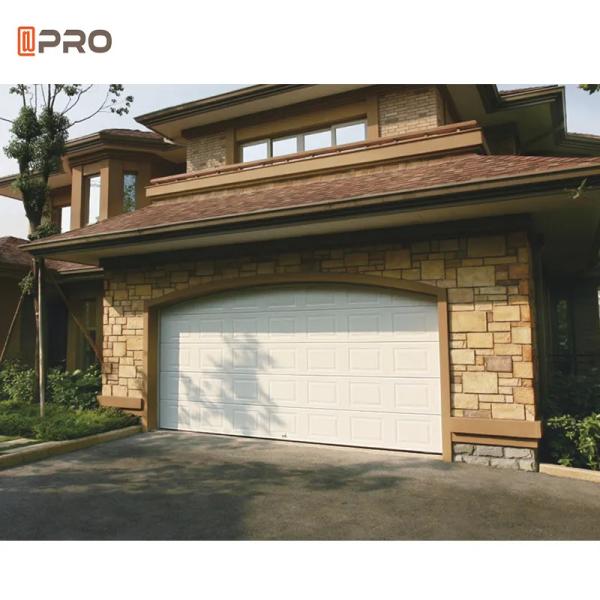 2.0mm thickness Aluminum Garage Door With Automatic Lock For Home Mall Park