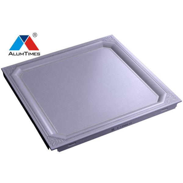 Elegant Aluminum Suspended Ceiling 30 X 30cm For House Decoration Anti Fouling