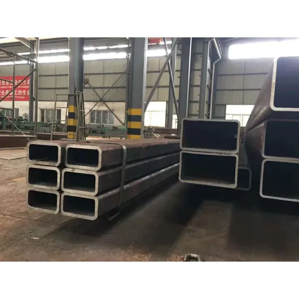ASTM A-500 Steel Square Tube 100 X 50 X T3.0mm with Black Surface Treatment for Construction and Machinery