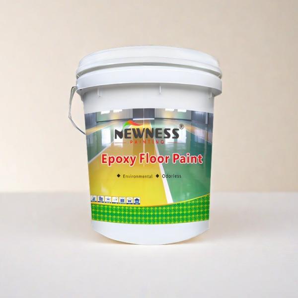 20KG/BUCKET White House Epoxy Paint for Concrete Floors Quick Drying and Self Leveling