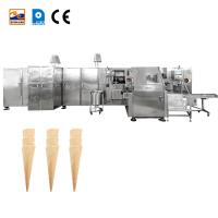 Máquina Barquillo Cone de 10 kg / hora com construção de aço inoxidável
