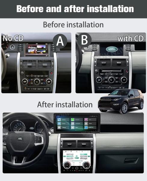 Unité Android Radio pour voiture Pour Land Rover Discovery Sport L550 2015-2019 Navigation GPS Nouvelle mise à niveau Carplay sans fil