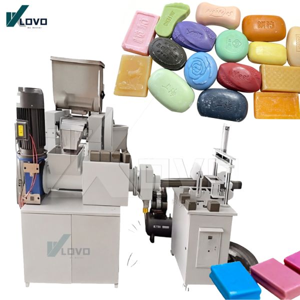 Laundry Soap Production Line Semi Automatic Hard Soap Making Machine For Industrial