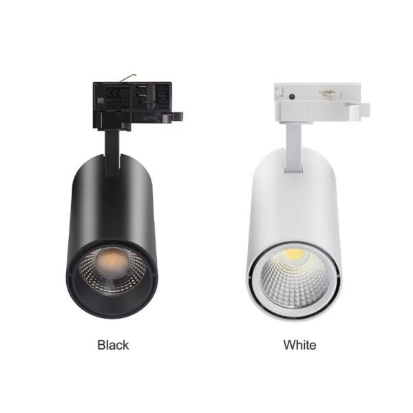 10W 20W COB LED Adjustable Track Lighting Dimmable 2700K 100V-240V