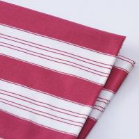 Tejido de punto natural de rayas para camiseta