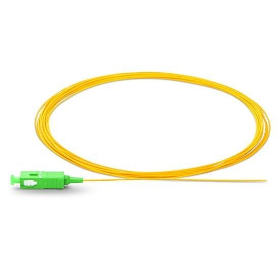 SC APC Connector Simplex 0.9mm Optical Fiber Pigtail
