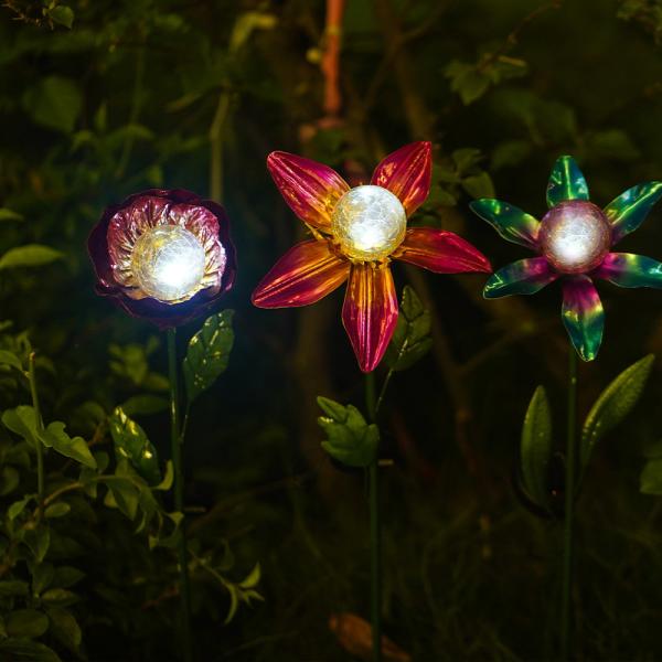 Орнамент сада СИД Multicolor солнечный делает солнечные приведенные в действие на открытом воздухе орнаменты водостойким