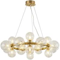 Le pendant mercerisé d'intérieur de boule en verre allume la source lumineuse G4 moderne