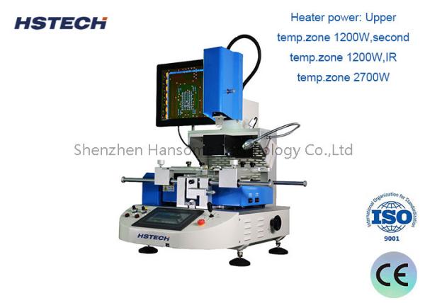 Double Rocker Control BGA Rework Station Hot Air And Mounting Head Integration