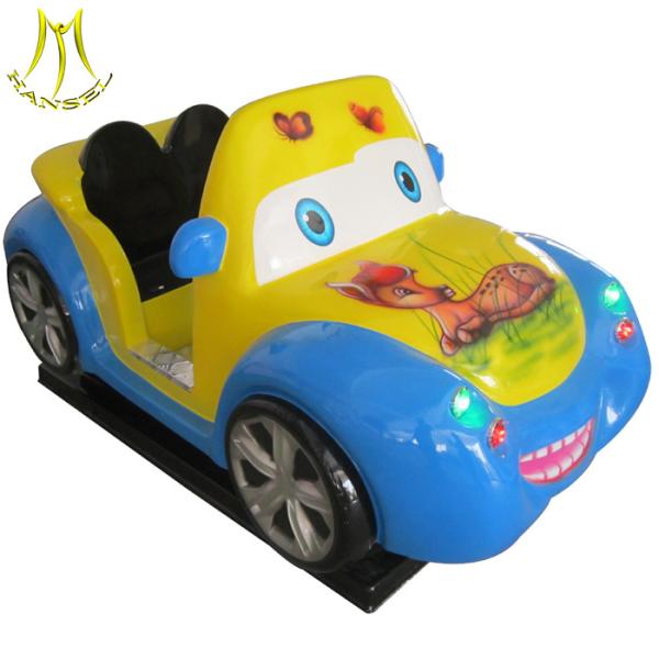 Hansel cheap indoor toy mini coin ride bus china mini kids ride kiddie ride fiberglass toys