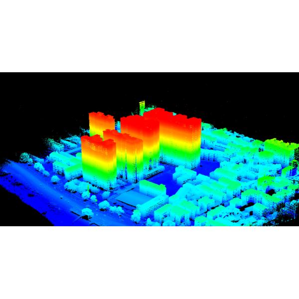 Geosun gAirHawk Series GS-260H Система сканирования LiDAR Городское строительство 3D-моделирование Высокоточное цветное облако точек
