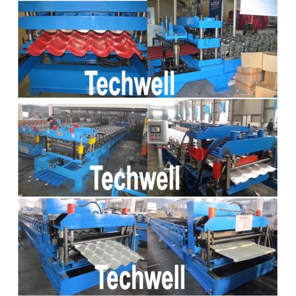 Steel Metal Roof Tile Cold Roll Forming Machine For Roof Cladding, Wall Cladding