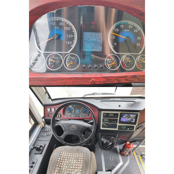 Дизельный школьный фургон 36 мест Подержанные автобусы LHD Положение руля