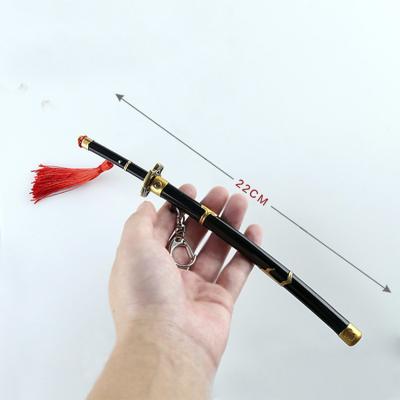 One Piece Zoro Yubashiri 3D Model Keychain Sword Zinc Alloy
