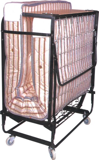 Lujo del hotel   Cama adicional Rollaway con el colchón y las ruedas de primavera