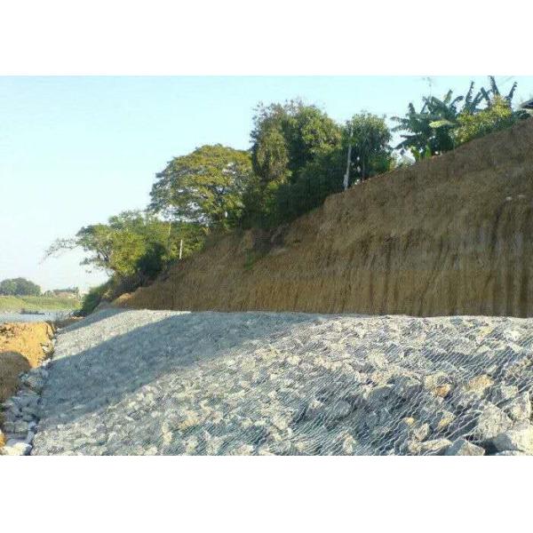 Шестиугольная сплетенная сваренная сетка Габионс/структуры тюфяка утеса стальног