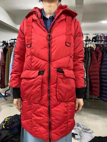 Ladies Long Line Heavy Coats With Hood/ Woman'S Wholesale Big Jacket / Cheap Coats