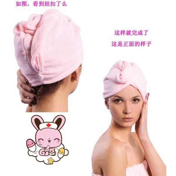 New Fashion 60*22cm Microfiber Absorbent Magic Quick Dry Hair Cap Dry Hair Hat Dry Hair