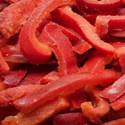 Certified Quality Professional Manufacture IQF Frozen Red Bell Pepper Strips