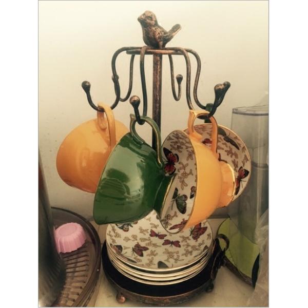 40cm Height 20PCS/Package Cup Holder Stand With Plate