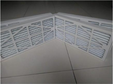 Aluminum Plate 400V  415V Frame Air Filters Galvanized Folding Air Filter