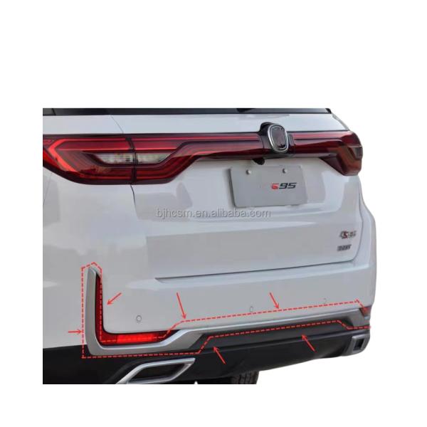 Changan 19-21 CS95 Rear Bumper Decorative Parts Left and Right Bright Strip with Fog Lamp Electroplating